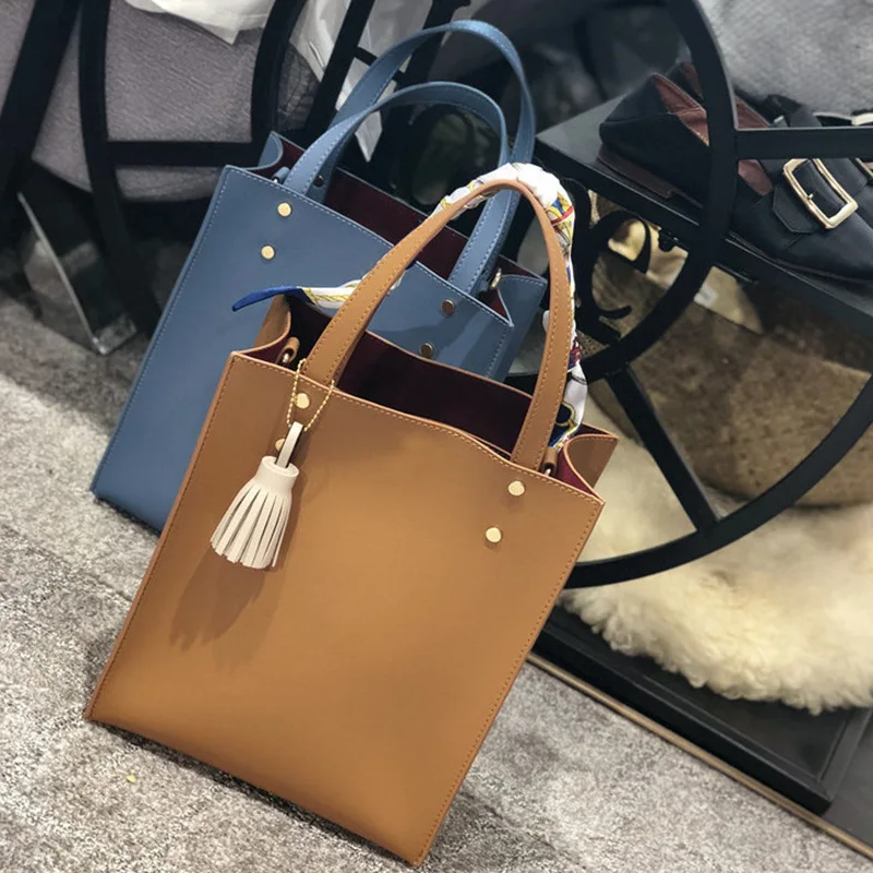 2023 New Korean Luxury Pink Sling Large Handbag Satchel Women Kpop Messenger Bags Designer Brand Shoulder Female Ladies Totes