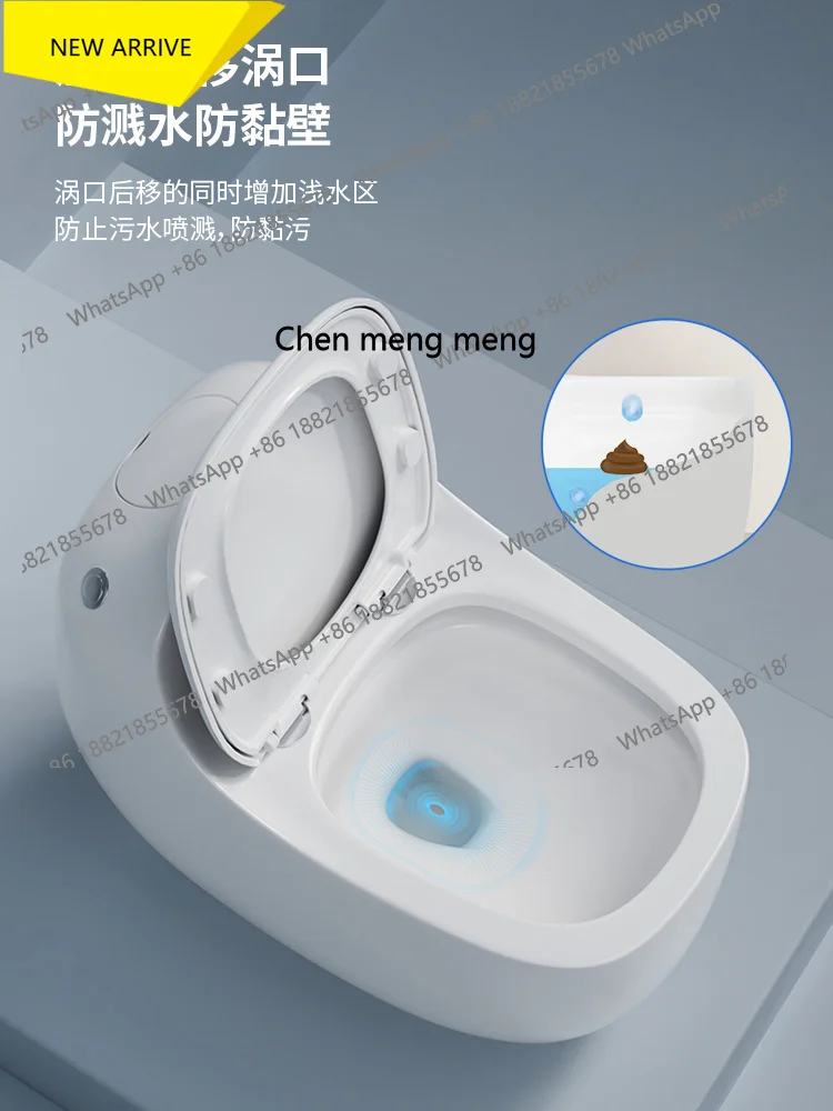 

AB01 Advanced Color Art Flush Toilet Toilet Household Siphon High Stroke Toilet Deodorant