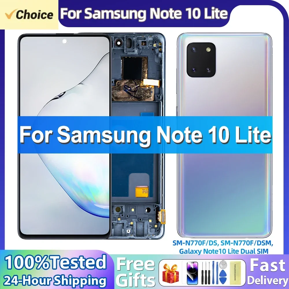 6.7\'\' Super AMOLED For Samsung Galaxy Note 10 Lite LCD Display Digital Touch Screen For Samsung Note10 Lite SM-N770F Screen