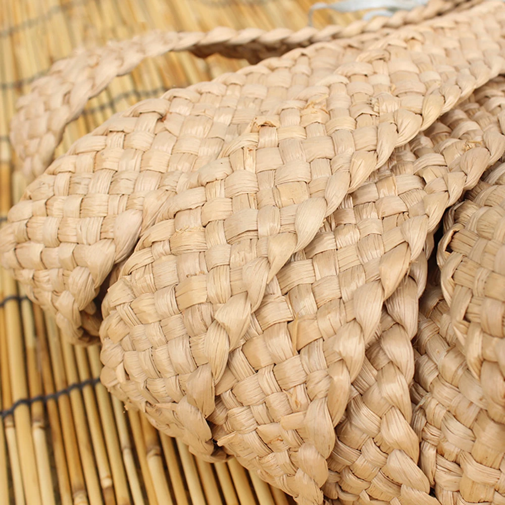 

10meters 7 Strand Straw Material Weaving Braid Materials 3.5-4CM Hat Bags DIY Natural Handmade Home decor