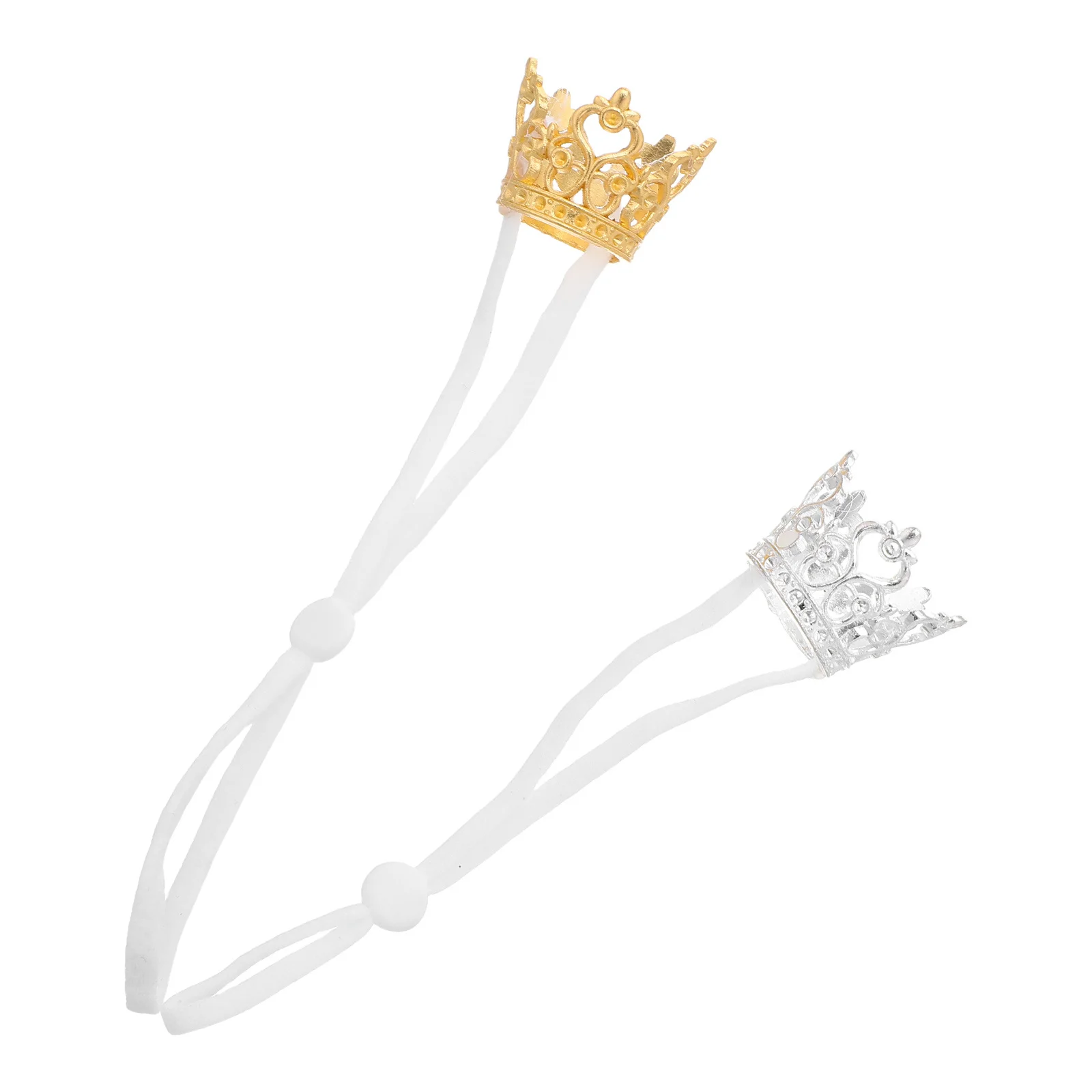 

2Pcs Hamster Queen Crown Accessory Perfect for Pet Photography and Festive Moments Pet Crown Hamster Accessories for Fun