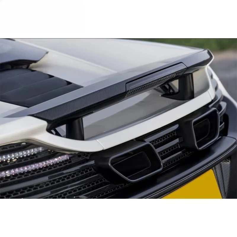Upgrade Spoiler on 650S Carbon Fiber Car Rear Trunk Spoiler Wing for 650S 2014-2017 2