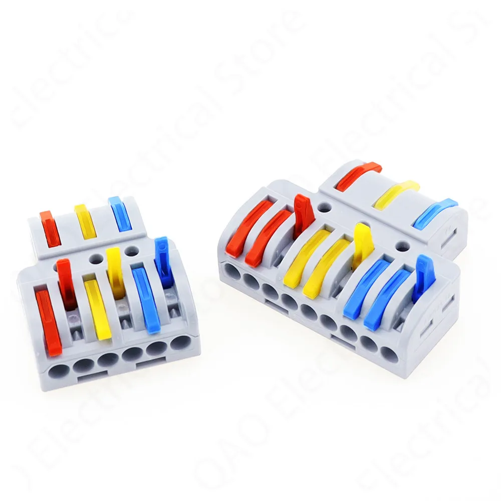 1pcs Quick Wire Connector  SPL Universal Wiring Cable Connectors Push-in Conductor Terminal Block Led light electrical splitter