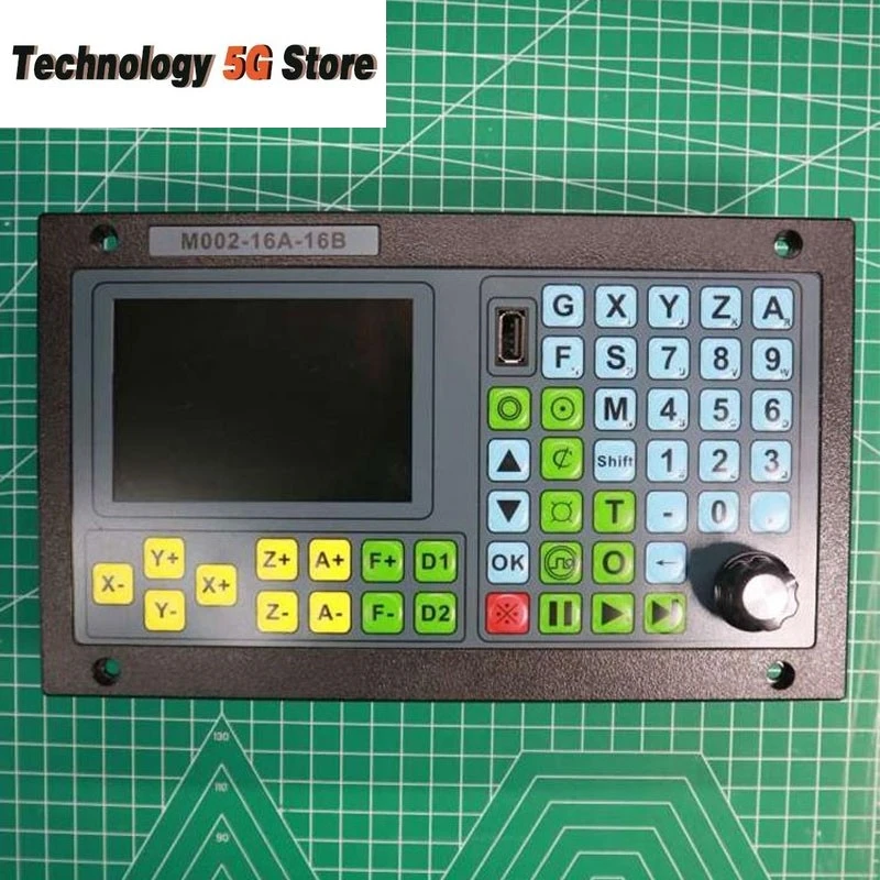 

M002-16A-16B Гравировальный станок Шаговый сервопривод 4-осевой автономный контроллер ЧПУ Высокопроизводительный 32-битный ARM-процессор