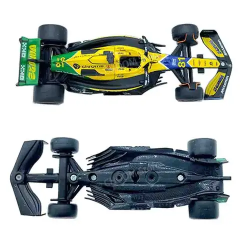 Bburago F1 McLaren MCL38 Monaco Grand Prix-version Legering Miniatyr Diecast McLaren MCL38 #4 #81 Lando Norris Toys Present 10 best sales F1 McLaren - №8