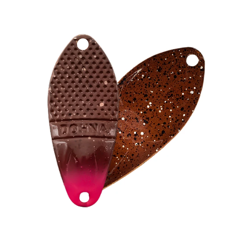 Peche Leurre Pesca Spoon ca. 3g 30mm Bunter Spoon-Köder aus Kupfermetall, Angelköder, Schwimmköder für Forelle, Chub, Barsch, Lachs