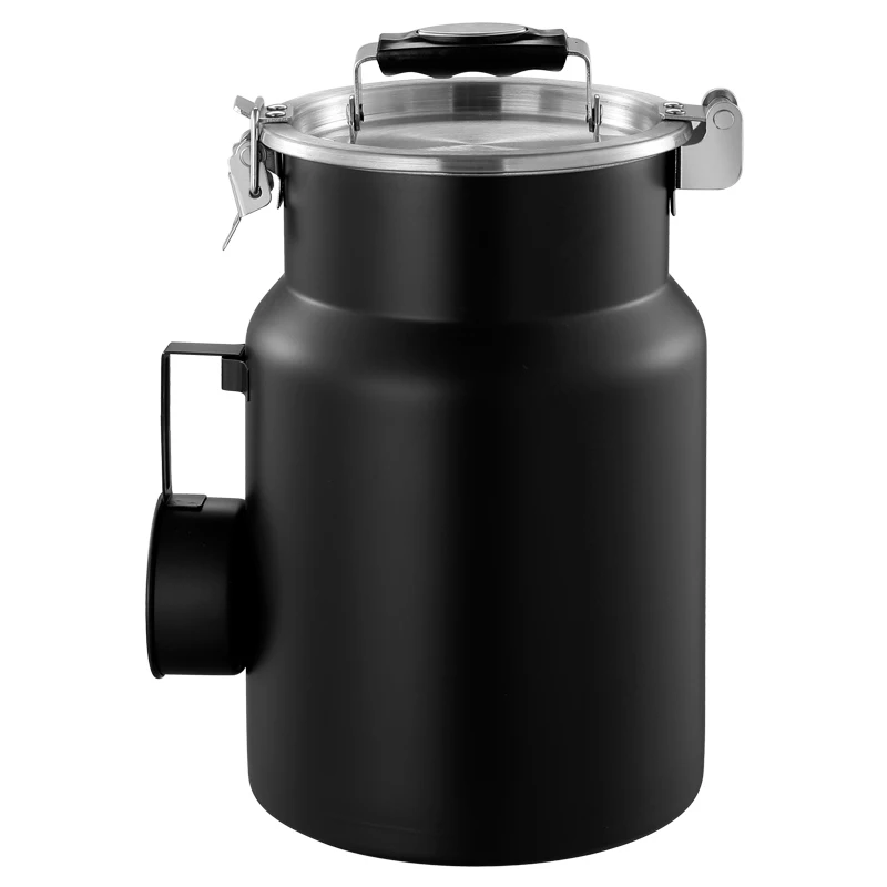 Colorful Stainless Steel Pet Jar Moisture & Insect Seal Cat Food Storage Container with Kitchen Accessory Spoon Metal Material