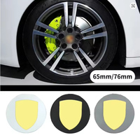 High Quality 4pcs 76MM 65MM Wheel Center Hub Cap Color Badge Emblem for Cayenne Panamera Carrera Macan Cayman 911 718 Boxster