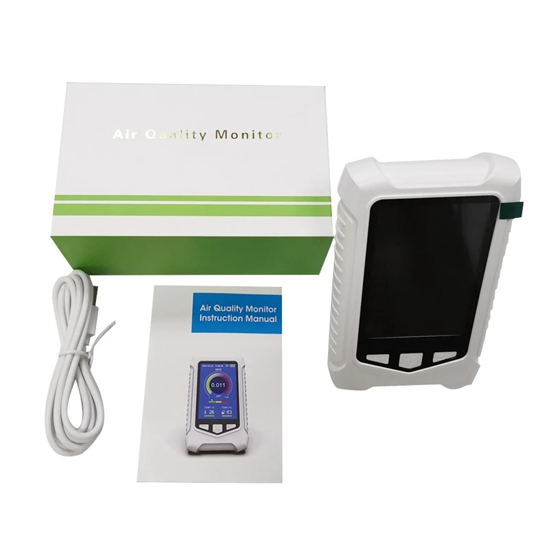 Dispositivo Profissional do Alarme do Medidor de Teste do Detector de Gás da Amônia 3.5 Polegada Lcd Tela Nh3 Temp Umidade Dosímetro para Casa & Industrial