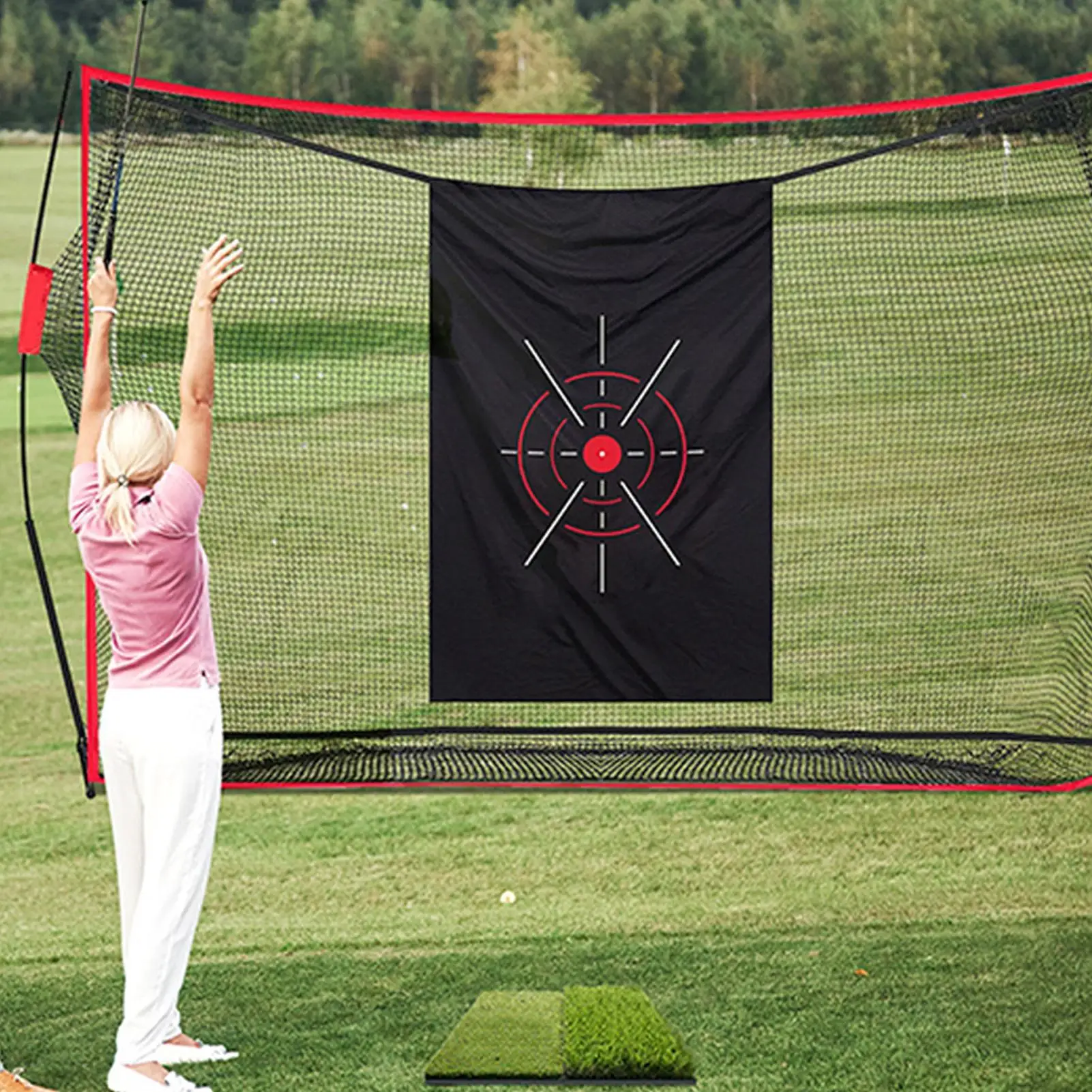 شبكة جولف تستهدف نطاق القيادة، شبكات مساعدة للتدريب على الهدف لعشاق لاعبي الجولف، إكسسوارات المنزل، الفناء الخلفي، داخلي وخارجي #3
