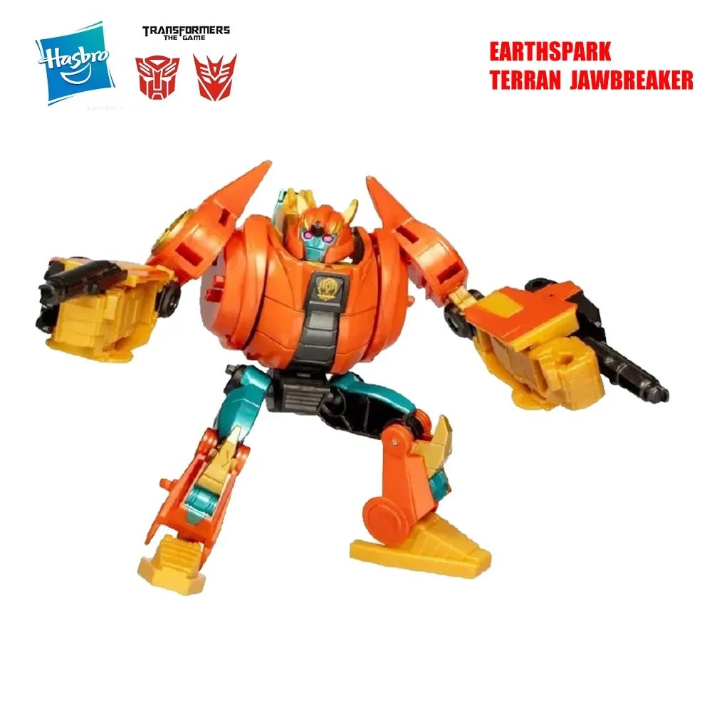 New Classic Hasbro Transformers Earth Spark Enhanced Hard Candy Cartoon Anime Mobile Model Handmade Childrens Gift Collectibles