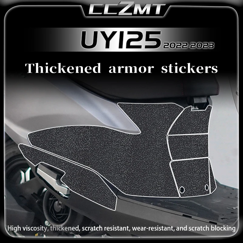 For SUZUKI UY125 2022 2023 thickened armor patch protection patch foot pad anti wear film sticker modification accessories