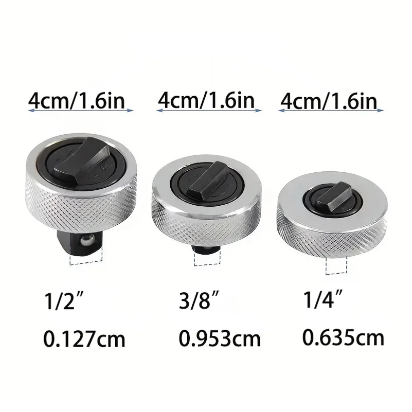Mini Finger Ratchet Socket Wrench all Steel Palm Ratchet Socket Reversible Ratchet Handle 1/4 