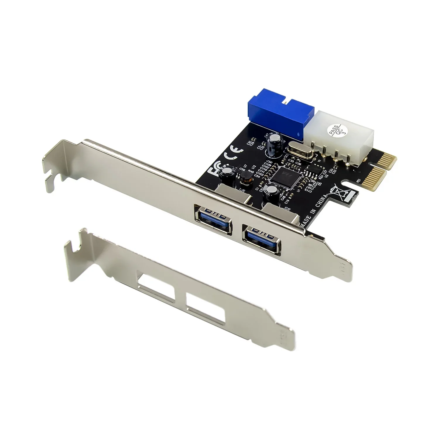 USB 3.0 PCI-E Expansion Card Adapter 2 Port USB3.0 Hub Internal 19pin 19 pin Header USB 3 to PCIE PCI express adapter Card