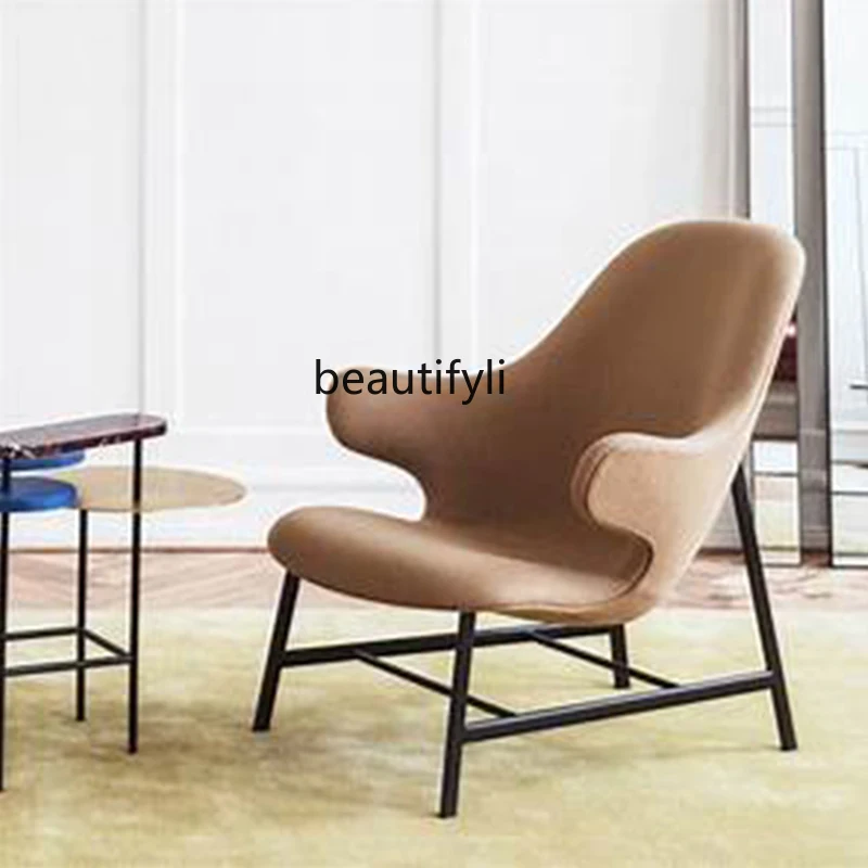 CXH Simple and Light Luxury Single Fabric Leisure Chair Shaped Hug Hand out Office