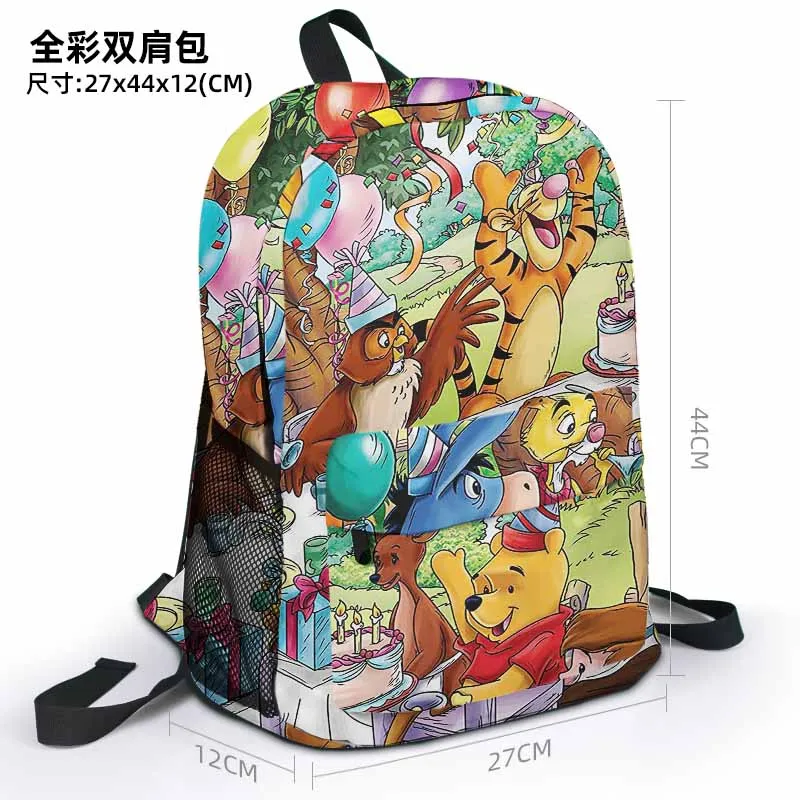 Disney Winnie Pooh S99871 Fashion Anime Customized Backpack Rucksacks Casual Cartoon Bag Travel Knapsack Unisex Gift