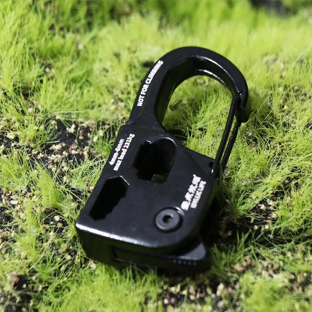 Camping Buckle Rope Tightener Aluminum Alloy Lightweight Tent Rope Tensioner Self-locking Quick Fix Tent Cord Adjuster