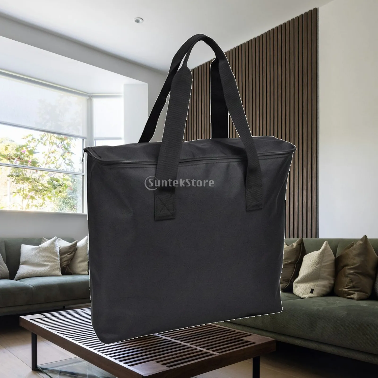 Computer Carrying Bag Lightweight Desktop Carrying Case Oxford Cloth Zipper Closure for Commuters, Travel, Storage