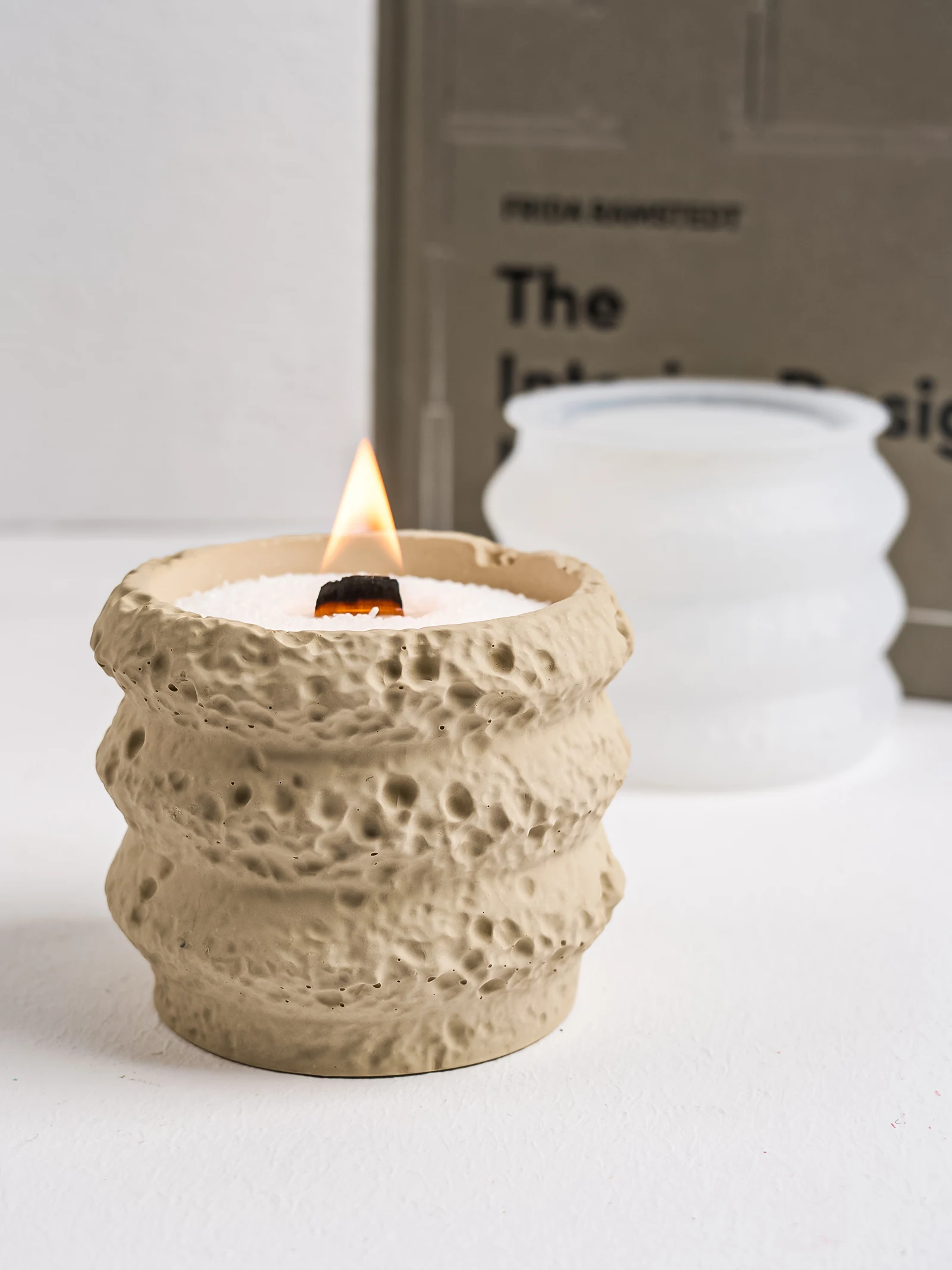 DIY Nordic Candle Jar Concrete - Idli Steamer Mold recension och pris