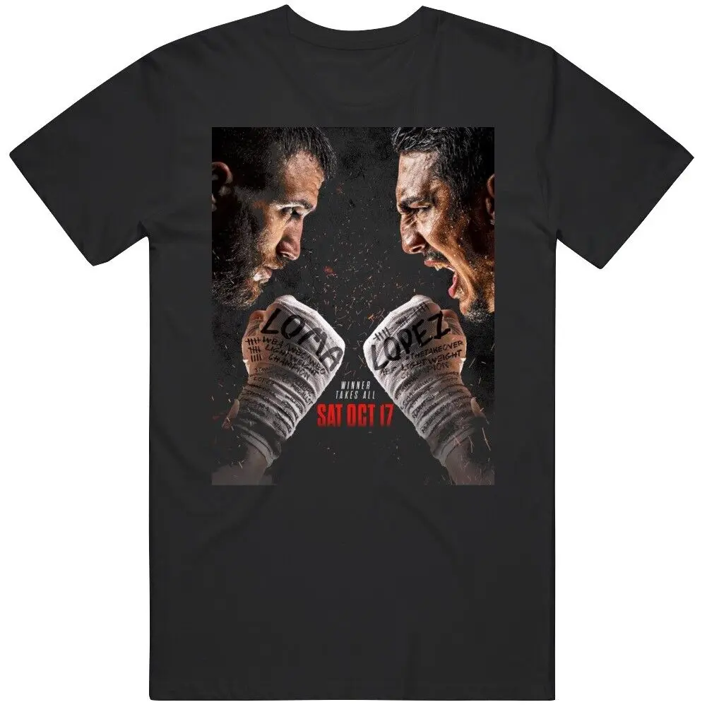 Vasyl Lomachenko Vs Teofimo Lopez Fight Poster Boxing Fan V2 T Shirt