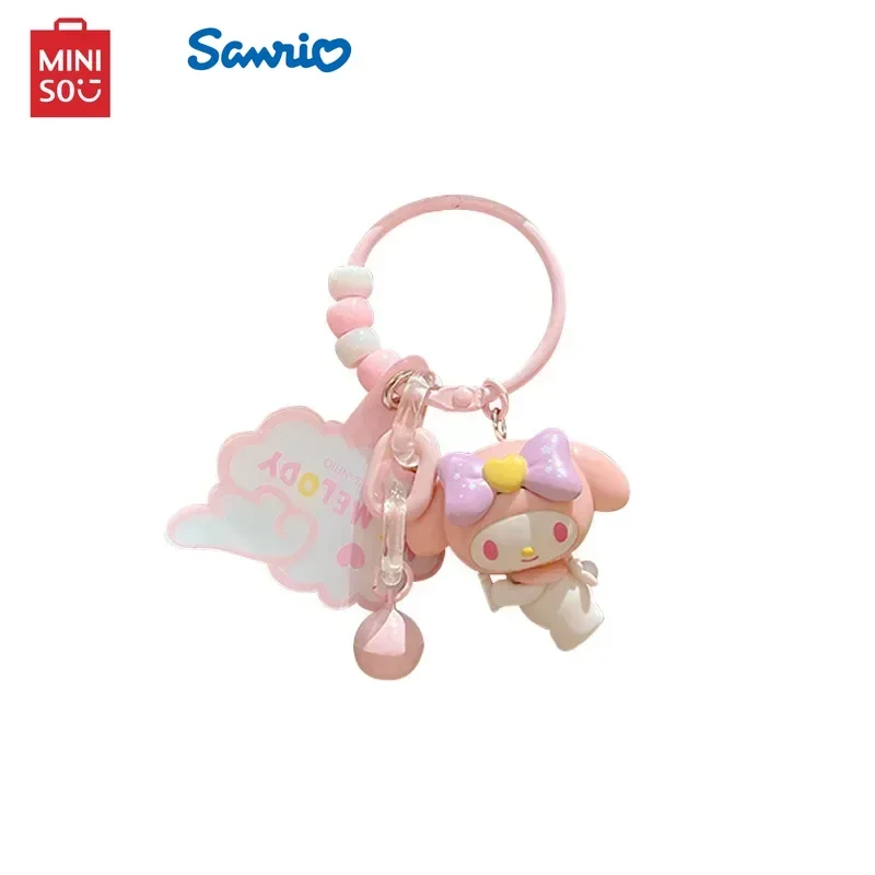 Authentische Cartoon Miniso Sanrio natürliche Serie Schlüssel bund Rucksack Anhänger dekorative Auto tasche Schlüssel anhänger kleines Geschenk Schlüssel ring