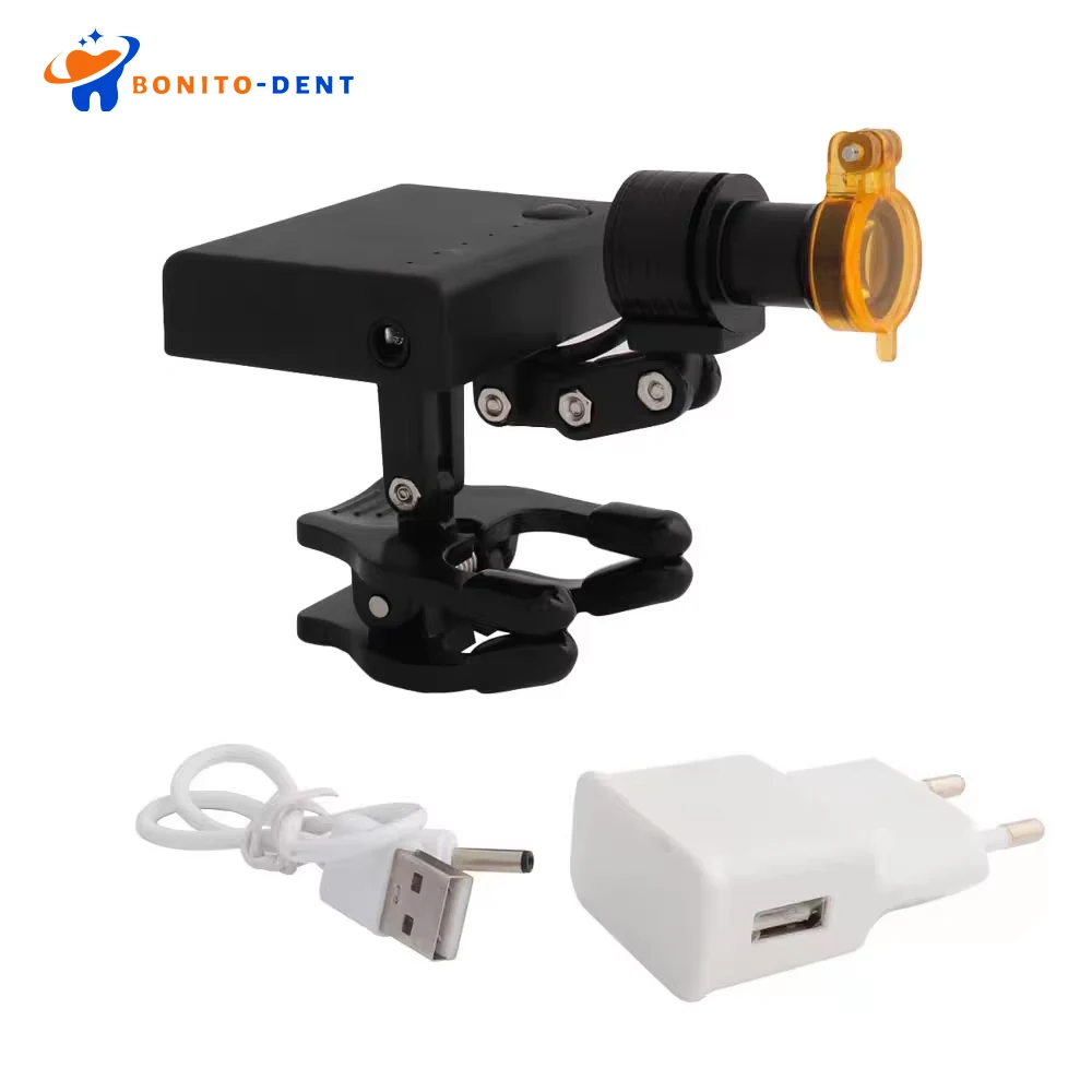 Mini Wireless 5W Dental Headlight Dentistry Headlamp Portable for Dental Loupes Lab Medical Magnifier Magnification Binocular