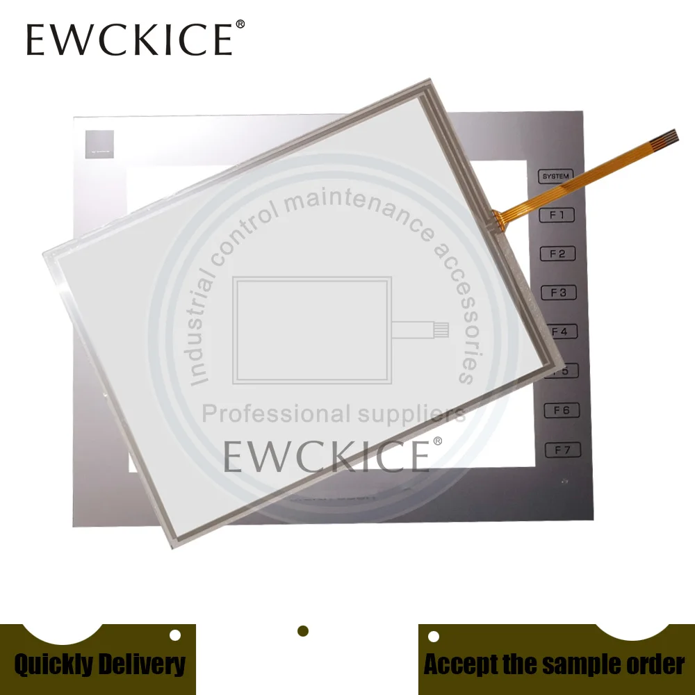 NEW V9080ICD HMI V9080ISD V9080ISD-116 PLC V9080 Touch screen AND Front Label FILM AND Membrane keypad