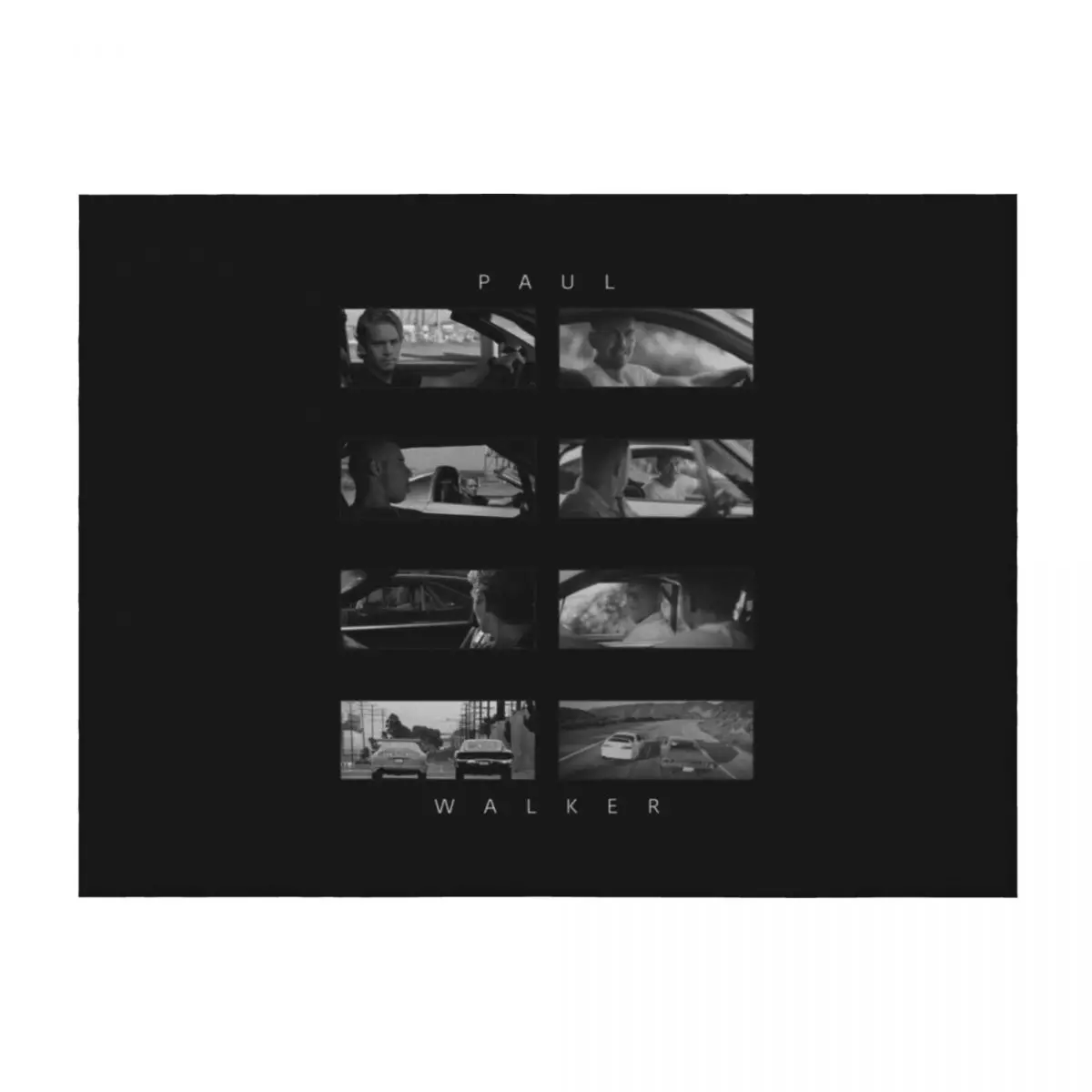 

Paul Walker - FAST FURIOUS Throw Blanket christmas gifts Plaid Comforter warm for winter Blankets
