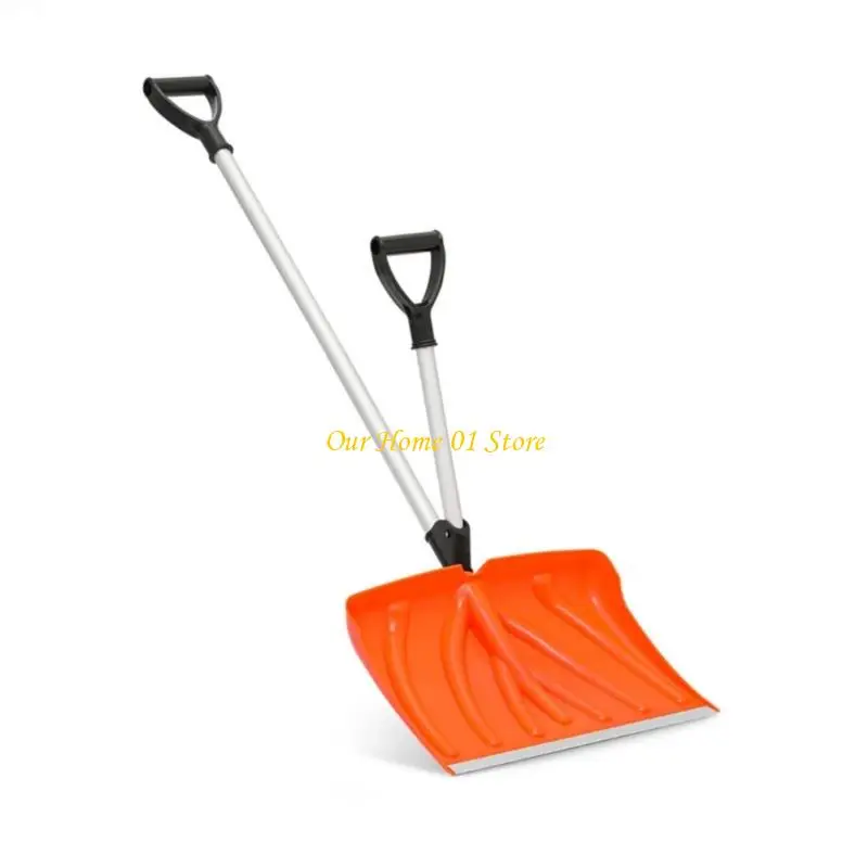 

M4YC 2 в 1 Многоцелевая легкая алюминиевая лопата для снега со съемной ручкой для легкой уборки снега и компактного хранения