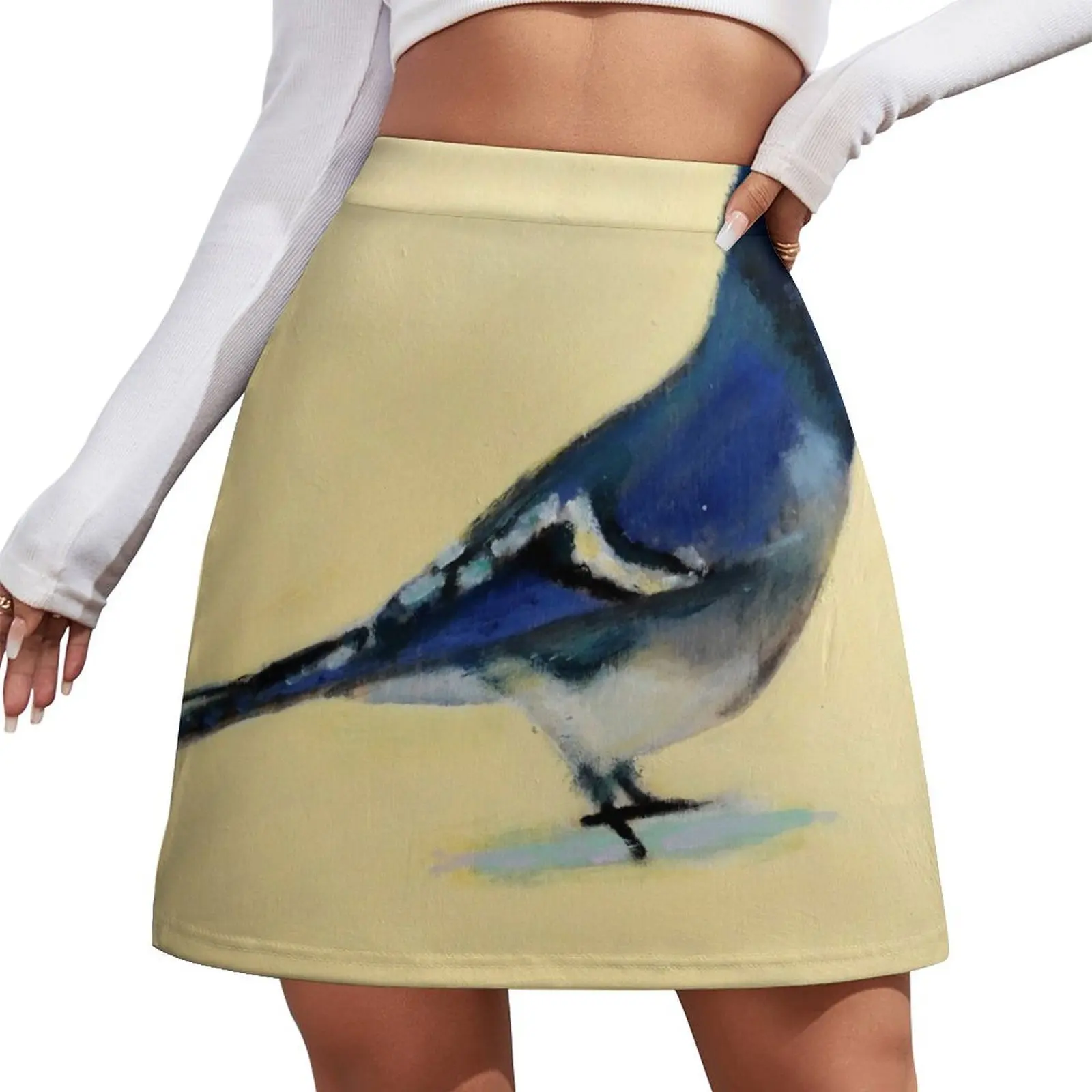 

February Bluejay II Mini Skirt kawaii clothes skirt women korean style clothes