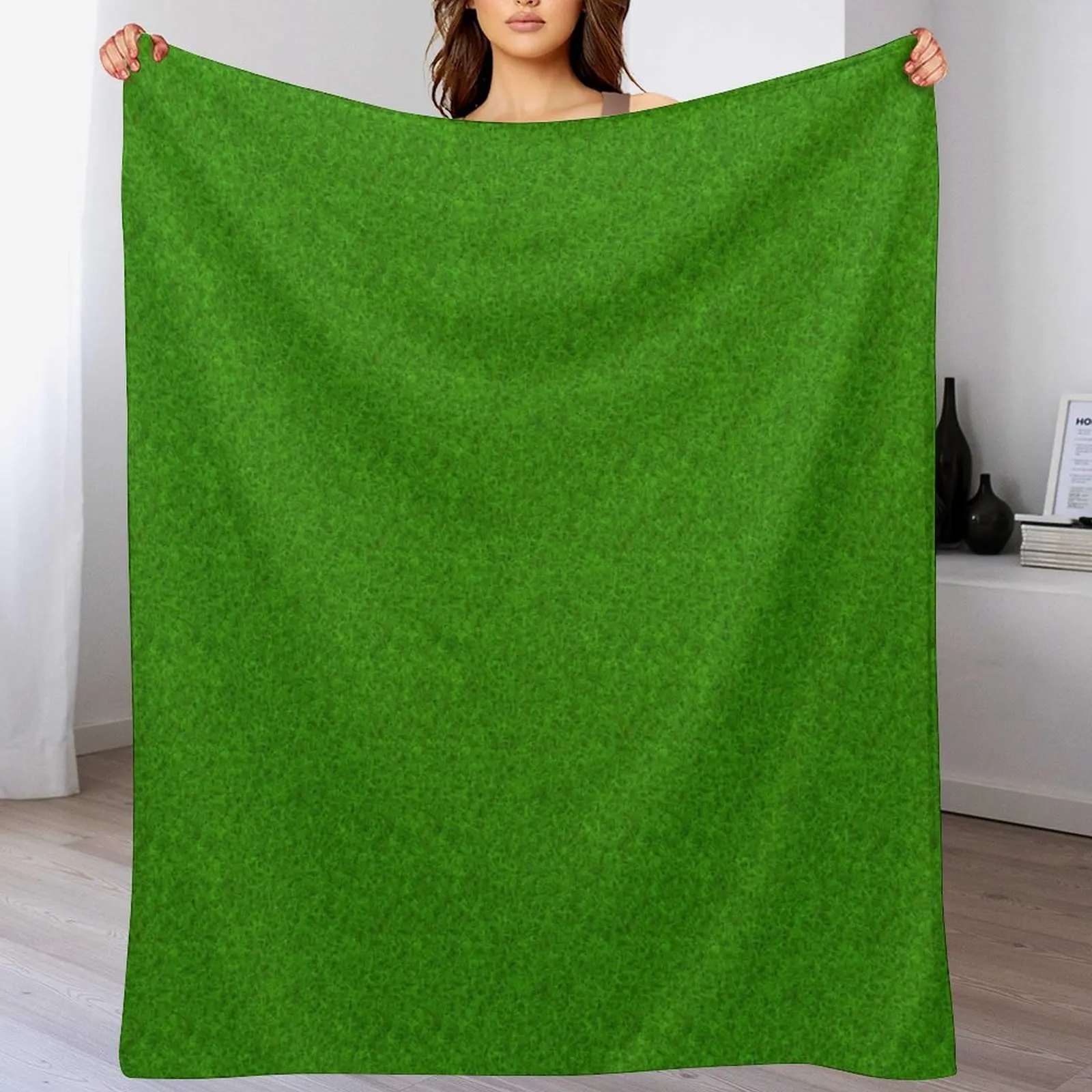 Green Grass Texture Throw Blanket Travel Bed Fashionable Sofas Blankets