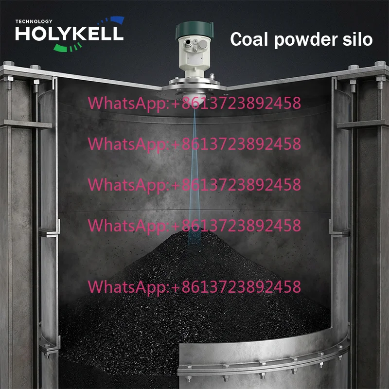 Holykell Professional 80GHz Radar Level Monitoring Solution for 120m Large Scale Silo and Storage Tanks