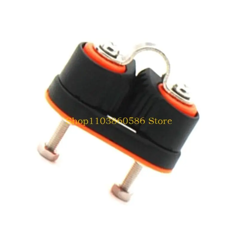242A Double Rows Kayak Bearing Cleat Pilates Marine Boat Rope Wire Clamp for Awnings