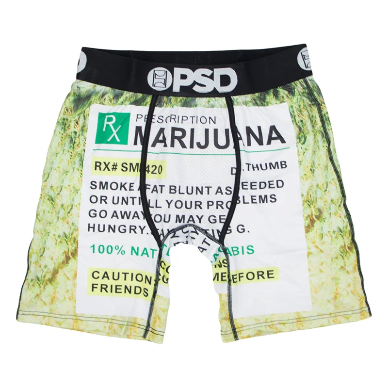 1Pcs Men Underwear Breathable Nylon Men\'s Boxer Briefs Fashion Printed Mens Underpants Man Panties Sexy Men Trunks Boxershorts