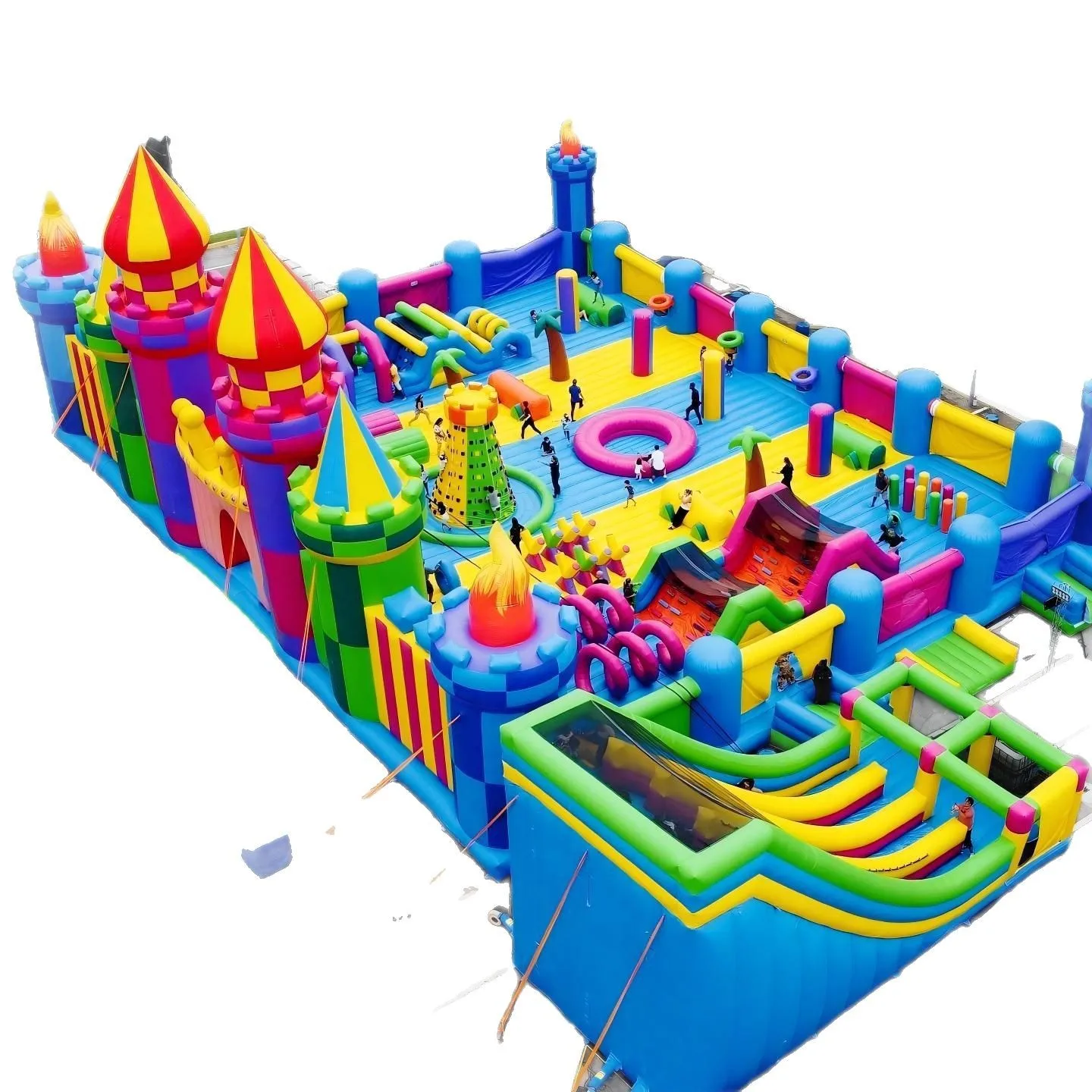 

New Inflatable Castle Slide Square Shopping Mall Air Castle Children's Playground Trampoline Naughty Castle