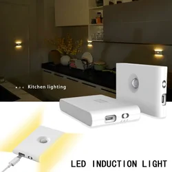 Human Intelligent Sensing Rechargeable Electromagnetic LED Night Light Up and Down Indicator Lights