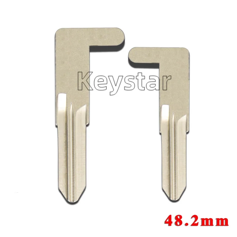 Keystar 5 Pezzi/Lotto VAC102 Chiave Intelligente per Auto, Chiave Remota Senza Chiave, Lama di Ricambio per Chiave di Emergenza per Renault, Duplicazione Chiave