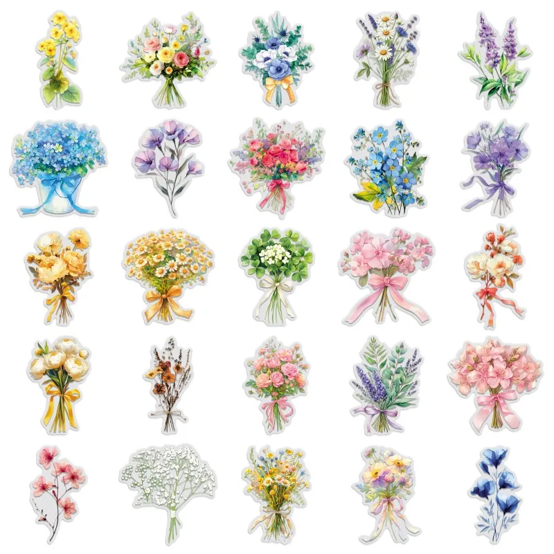 สติกเกอร์ตกแต่งลายการ์ตูนสร้างสรรค์แบบกราฟฟิตี้ 50 ชิ้น