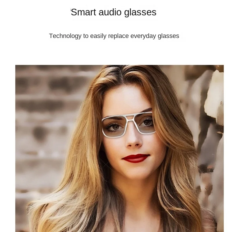 Smart Glasses Bluetooth Audio Dual Beam Color Changing Mirror Anti Blue Light Listening To Music And Calling Sunglasses New 2026