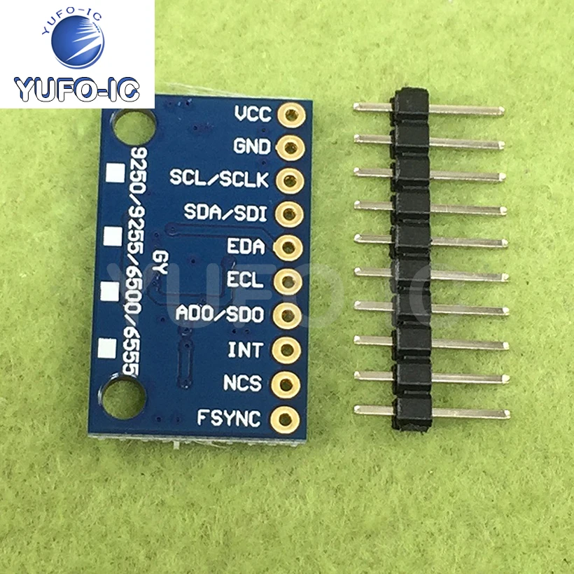 Free Ship 3pcs MPU-9250 GY-9250 Nine-Axis Sensor Module 2C/SPI Communication Compass Magnetic Field Sensor