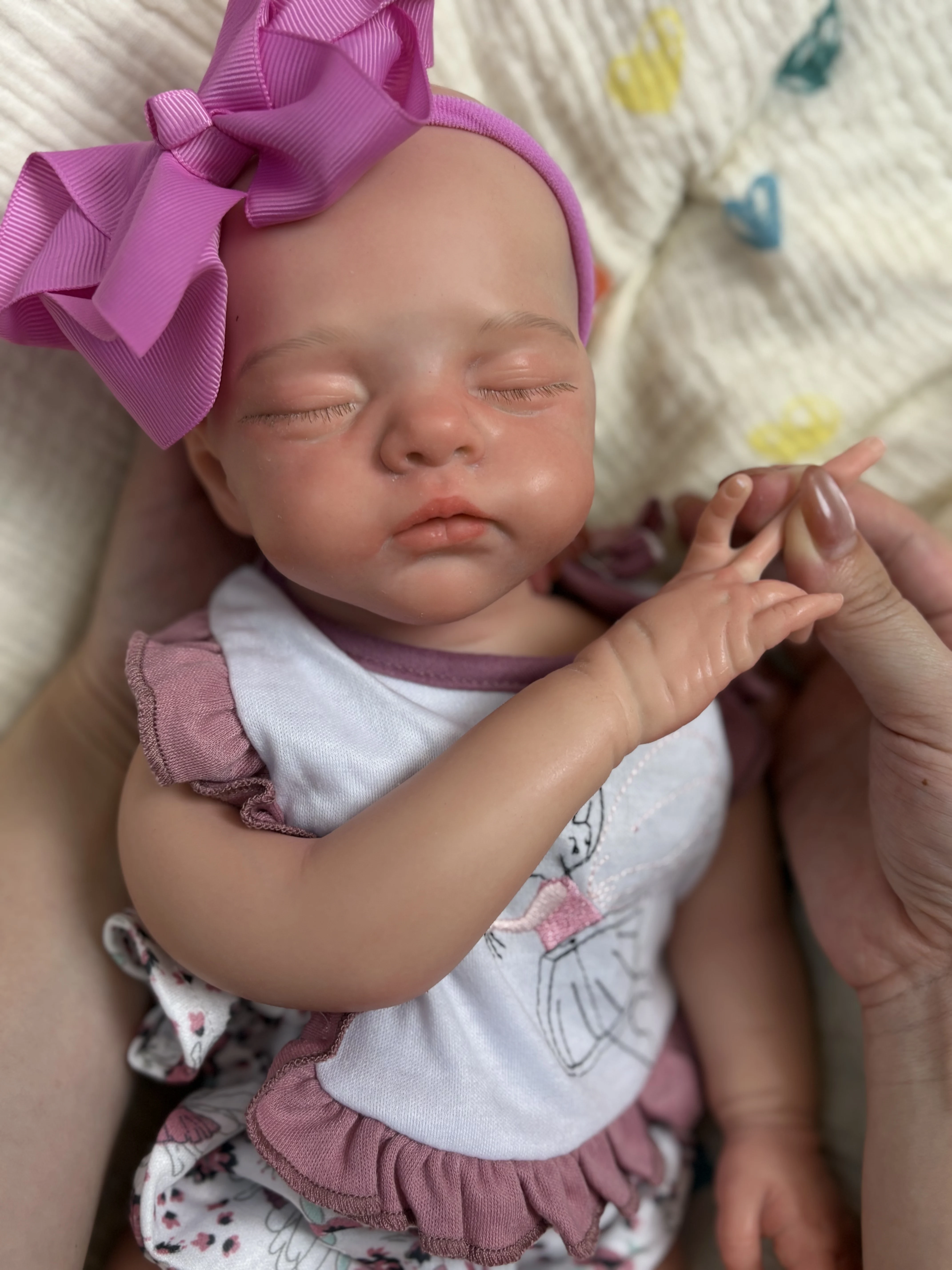 OtardDolls 18-Inch Handmade Silicone Doll Toy Soft Silicone Reborn Doll Open Mouth Realistic Waterproof Cute Collectible - view 5