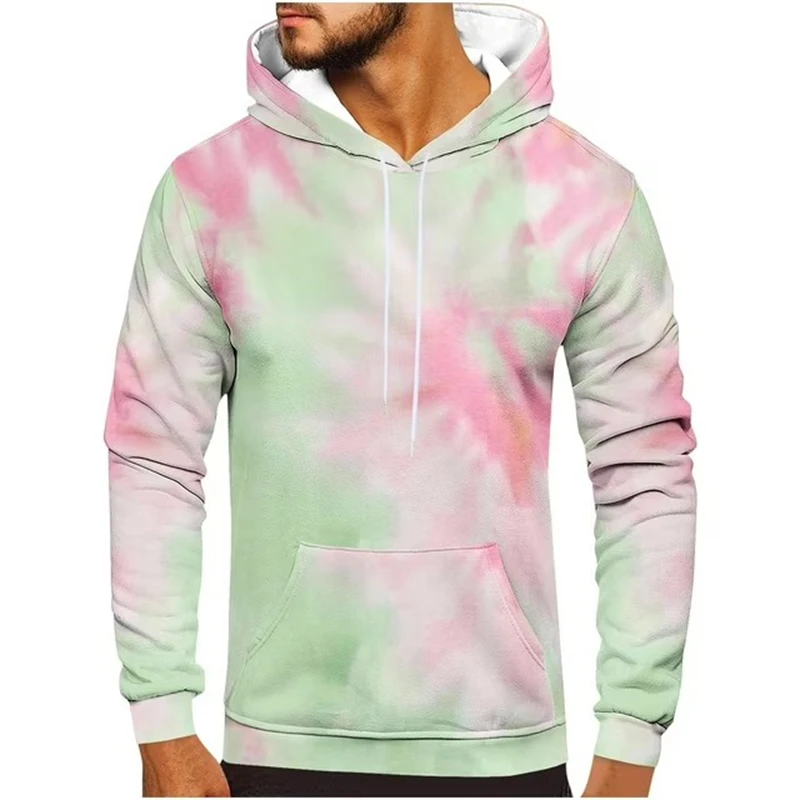 Primavera e outono 3d impresso hoodie para homens e mulheres colorido roupas esportivas poliéster casual wear jaquetas soltas com chapéus topos
