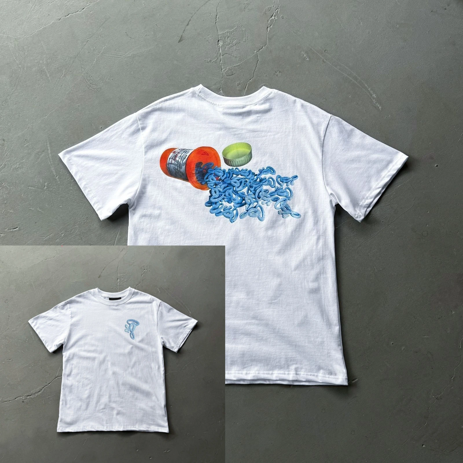 

Футболка весна-лето 2026. À Manches Courtes En Coton Imprimé British Street Hip Hop Couple Pour Hommes Et Femmes.