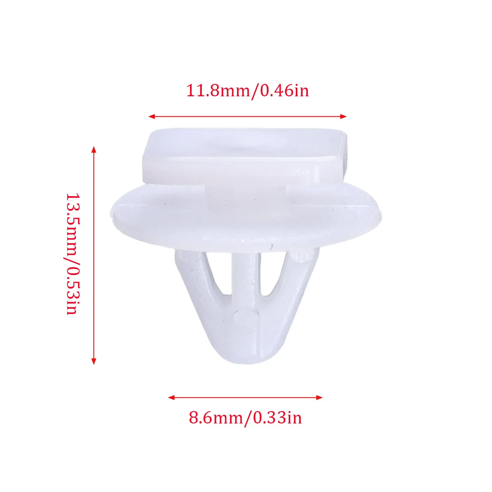 9114743 Wheel Arch Fender Trim Retainer Clips, Exterior Wing Fasteners for Vauxhall Corsa Combo Corsavan