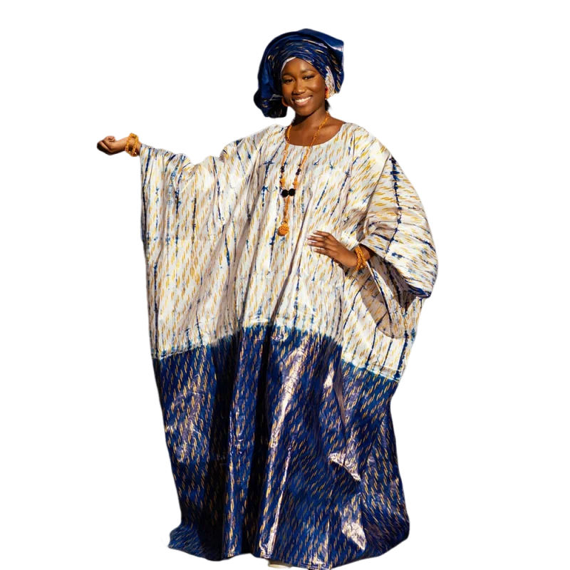 

Essential for Ramadan [African Style Printed Gown] Seasonal Universal Banquet Dress, Elegant Classic Adult Gala Evening Dress