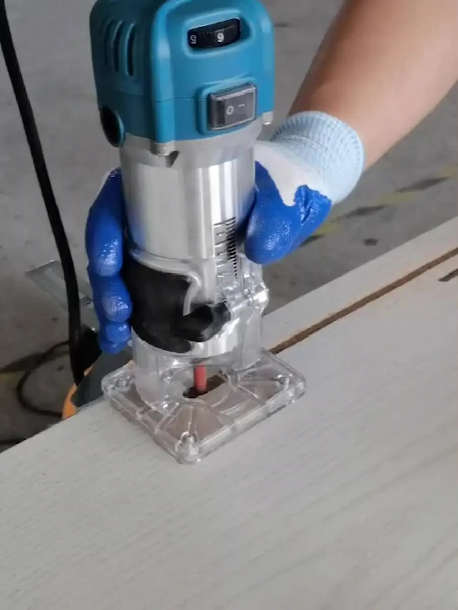 

800W Dynamic Edging Planer - 6-Speed Variable Speed Compact Palm Sander for Woodworking, DIY Projects, and Wood Cutting Tools