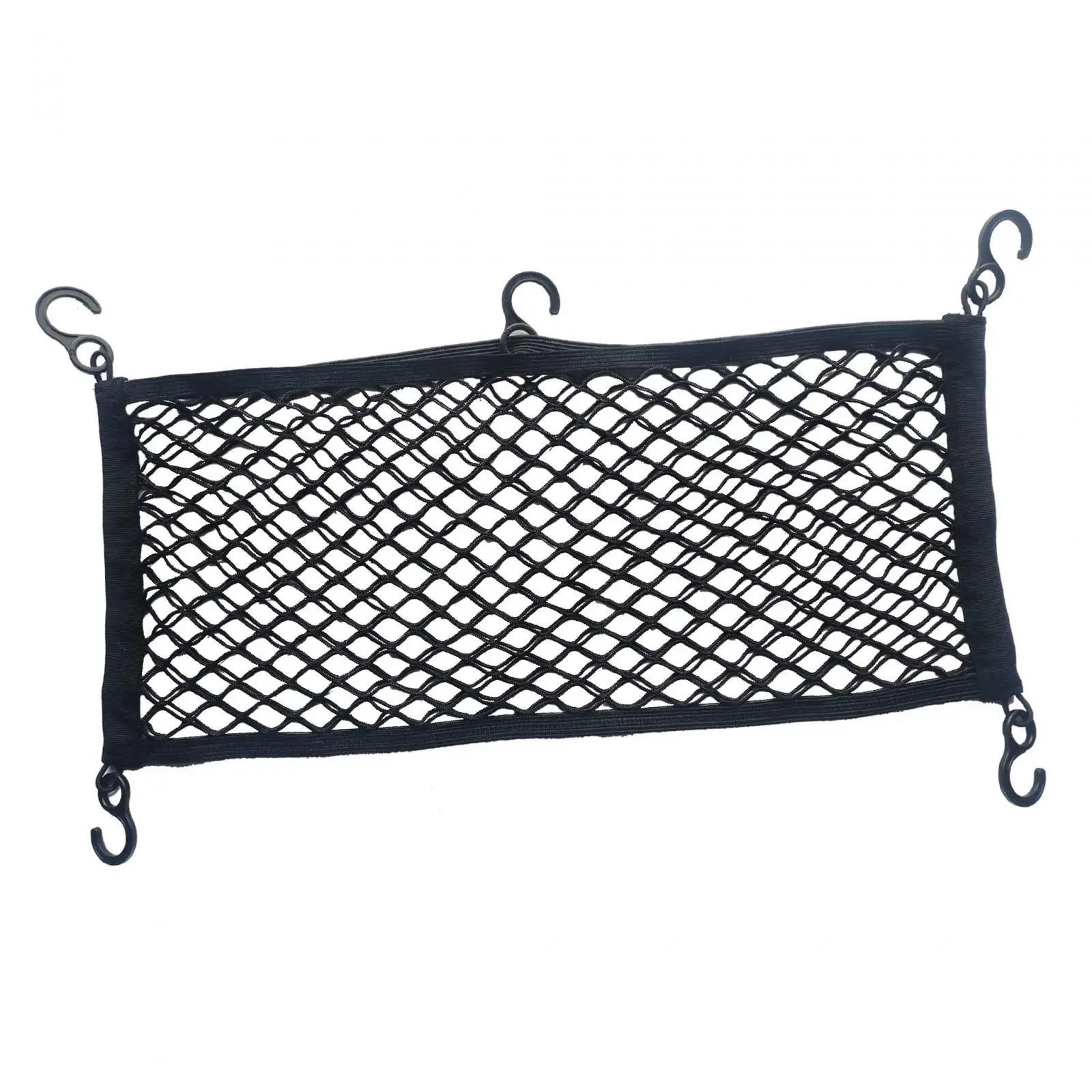 Folding Trolley Carts Net Wagon Cargo Net Elastic Utility Carts with 5 Hooks