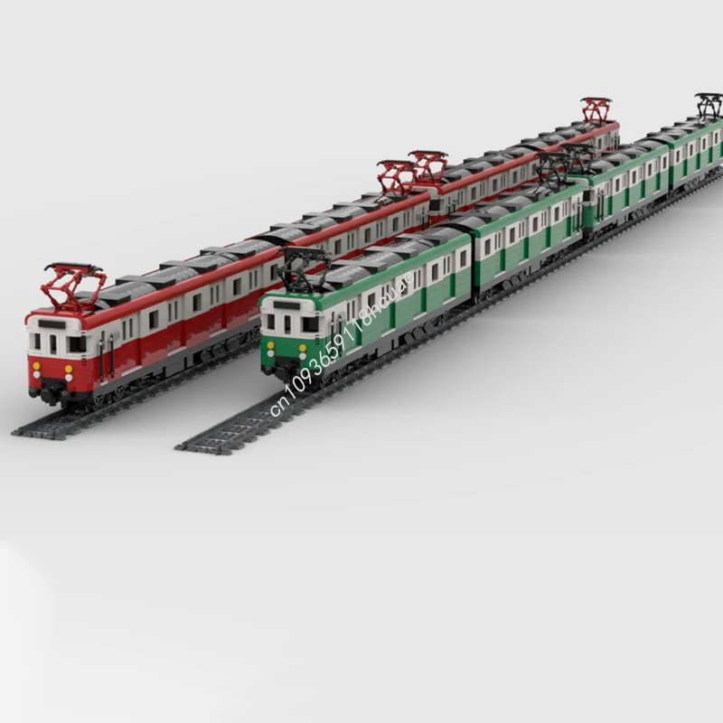 

8585 шт. MOC Serie 100/200 M1-M2 Поезд Строительные блоки Рождественский подарок Дизайн мышления Приложения Интерактивный STEM Образовательный