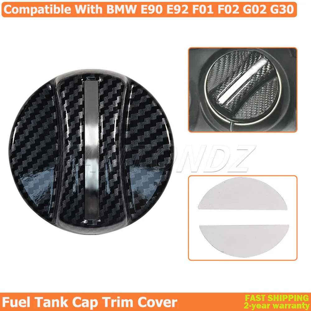 Car Fuel Tank Cap Trim Cover Compatible With BMW G80 G06 G07 G42 G14 G15 G16 F82 F20 F21 F83 M2 M3 M4 M5 M8 F95 F96 E90