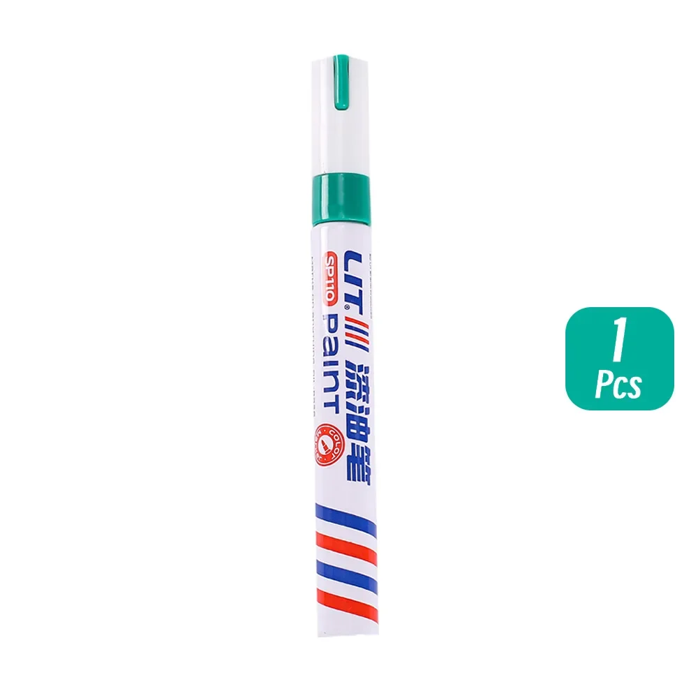 3mm 10 p Kleurrijke 8 Kleuren Permanente Verf Marker Waterdichte Witte Markers band loopvlak rubber stof Verf metalen Verf Marker Pennen